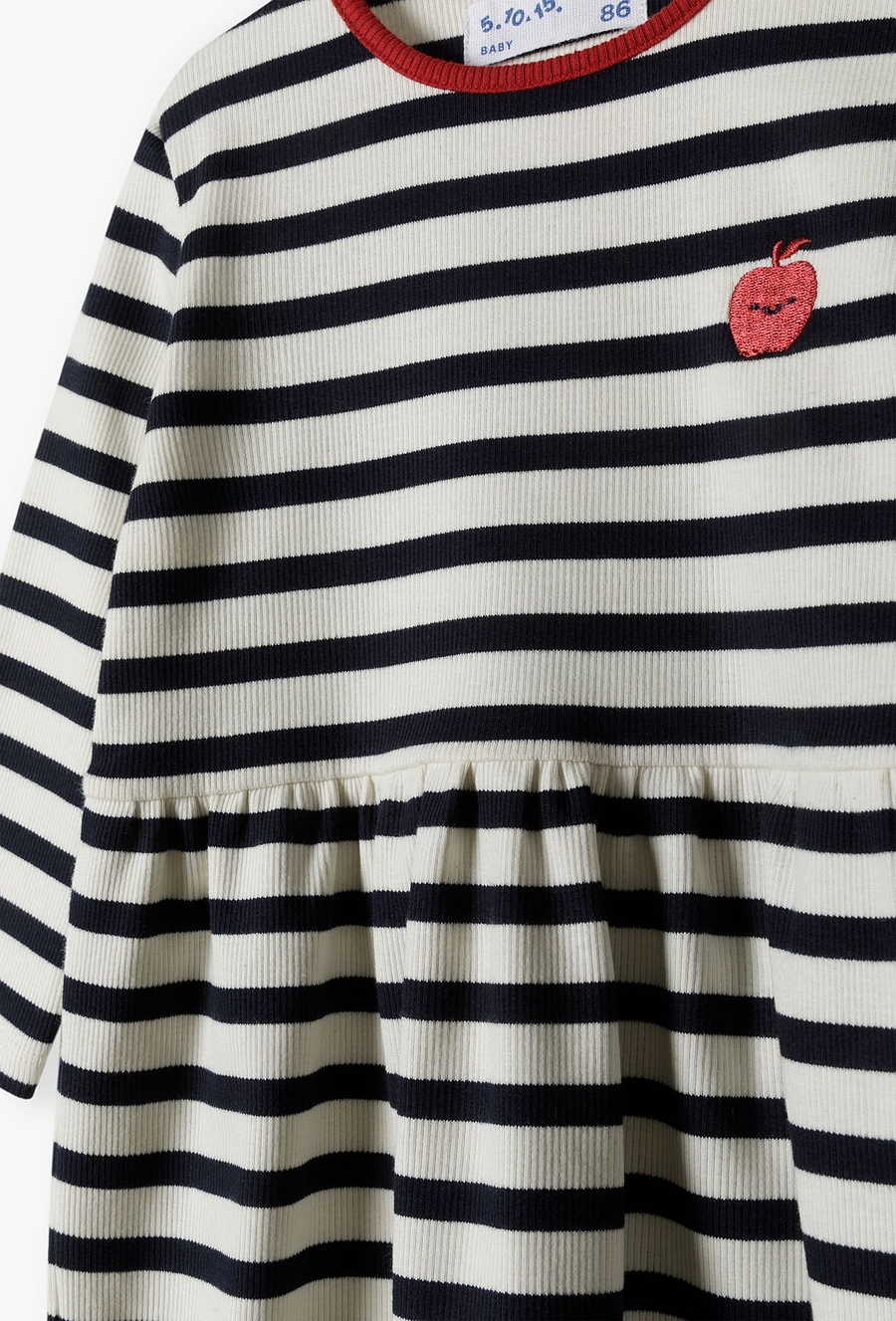 Sukienka dzianinowa dla niemowlaka z długim rękawem - 510.15.