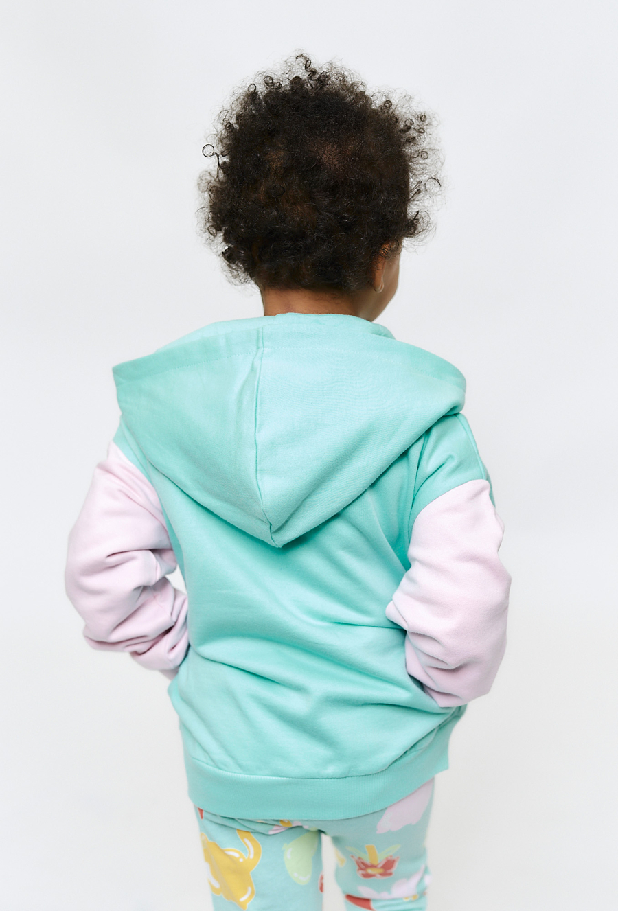 Bluza dresowa z kapturem dla dziewczynki - 510.15.