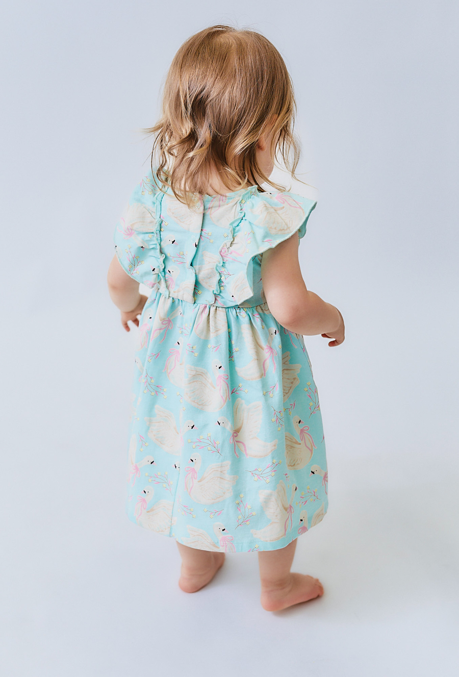 Sukienka niemowlęca na lato - niebieska