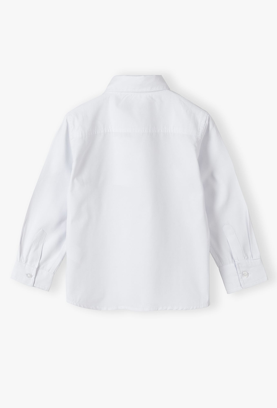 Biała elegancka koszula dla chłopca - długi rękaw - Max&Mia