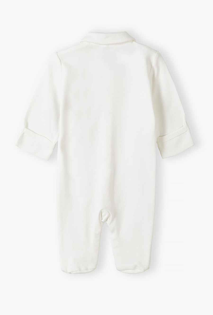 Pajacyk niemowlęcy z kołnierzykiem