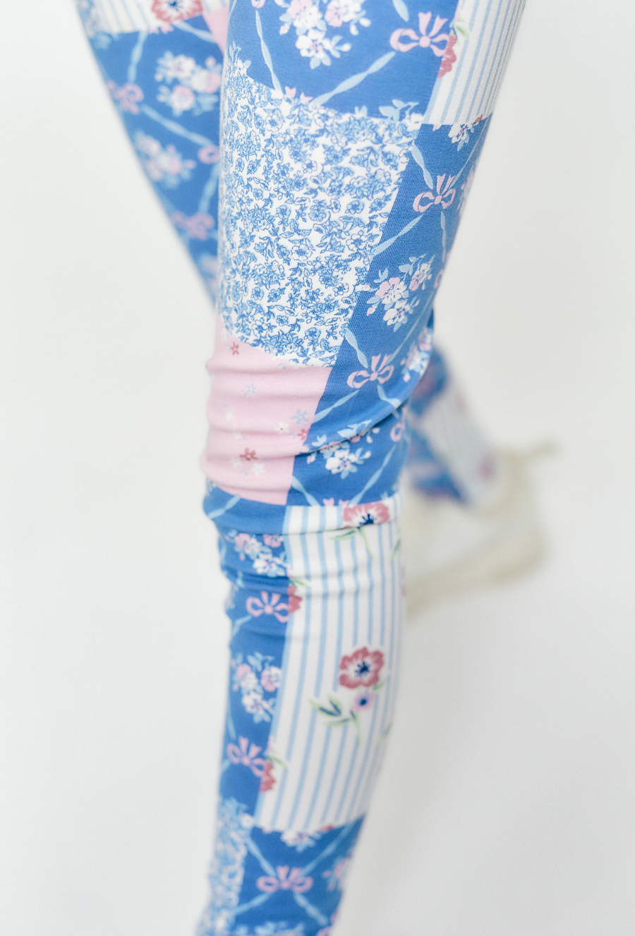 Legginsy - patchworkowy nadruk