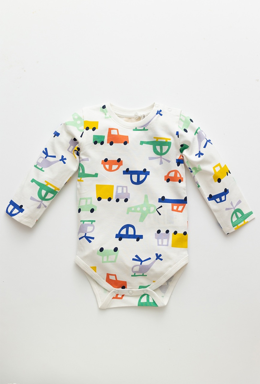 Body z długim rękawem i nadrukiem