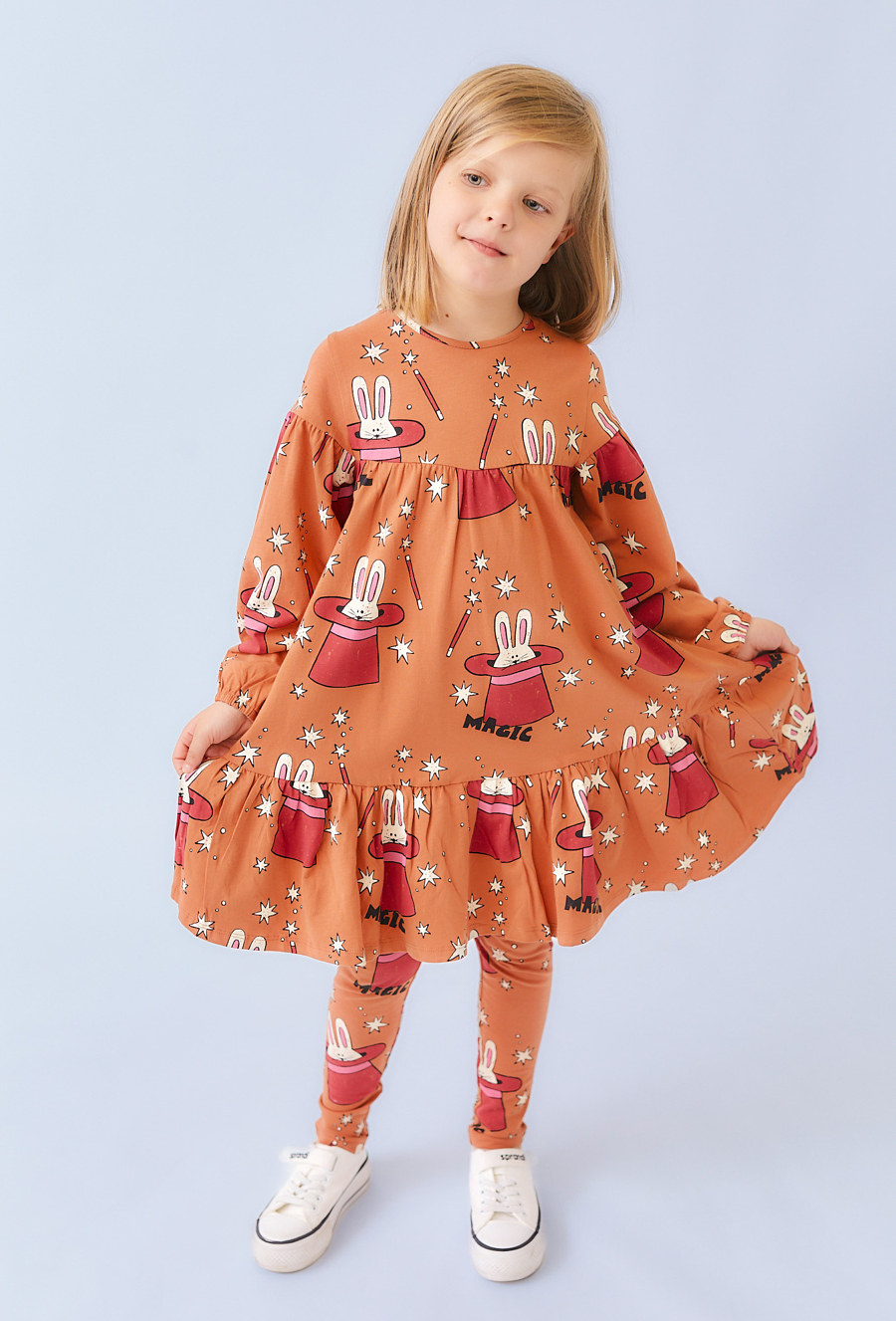 Sukienka dziewczęca z printem – Limited Edition