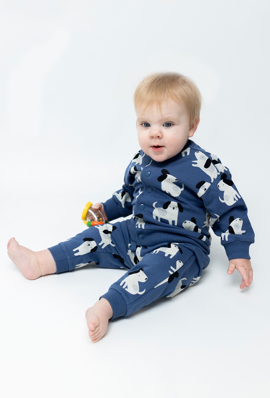 Spodnie dresowe niemowlęce w pieski