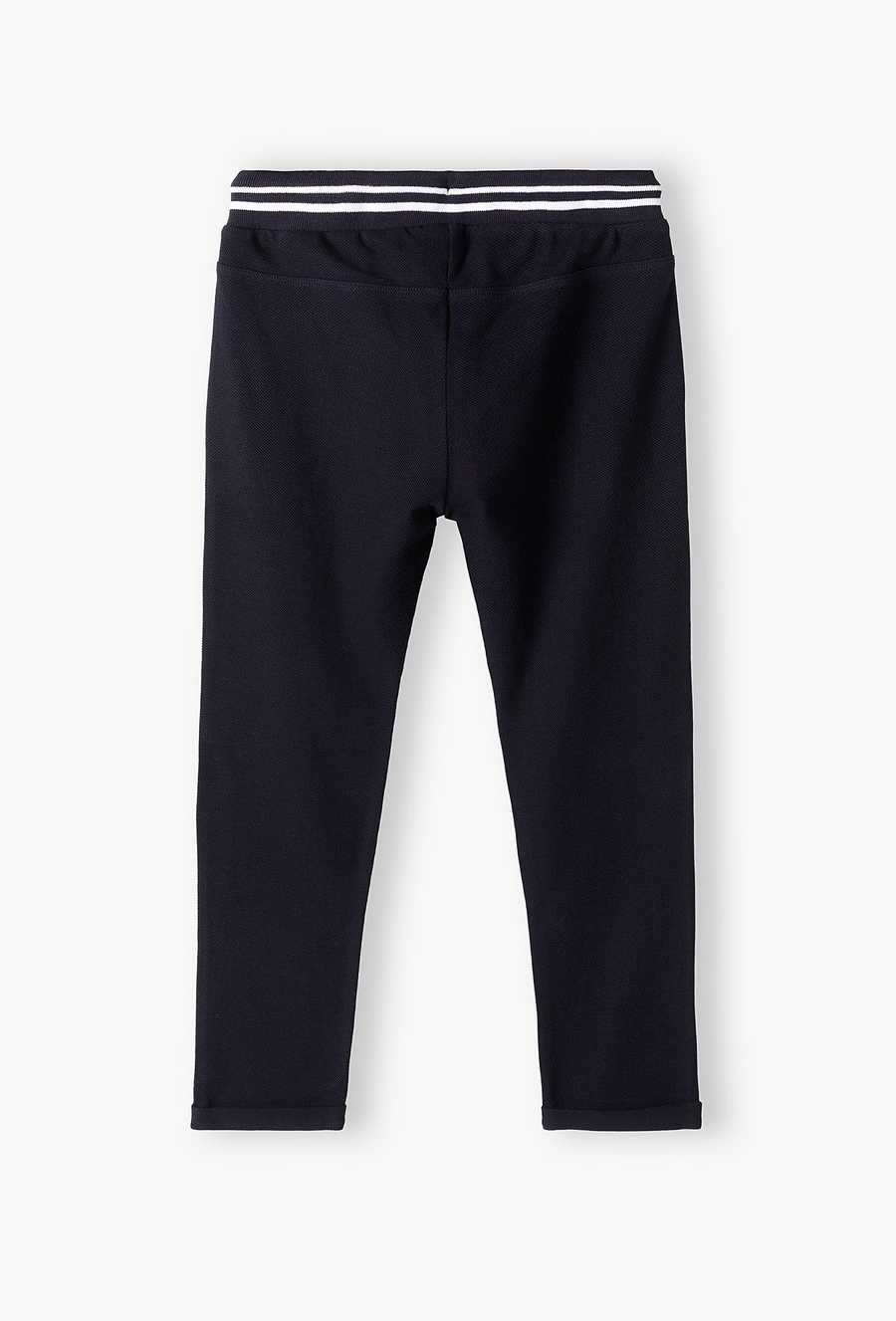 Granatowe spodnie dresowe z mankietami - Lincoln&Sharks