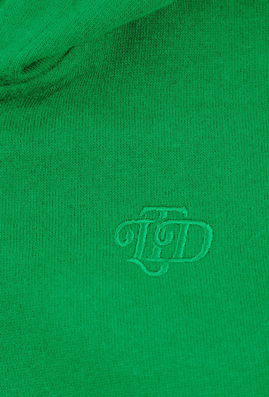 Zielona rozpinana bluza dresowa z kapturem - Limited Edition