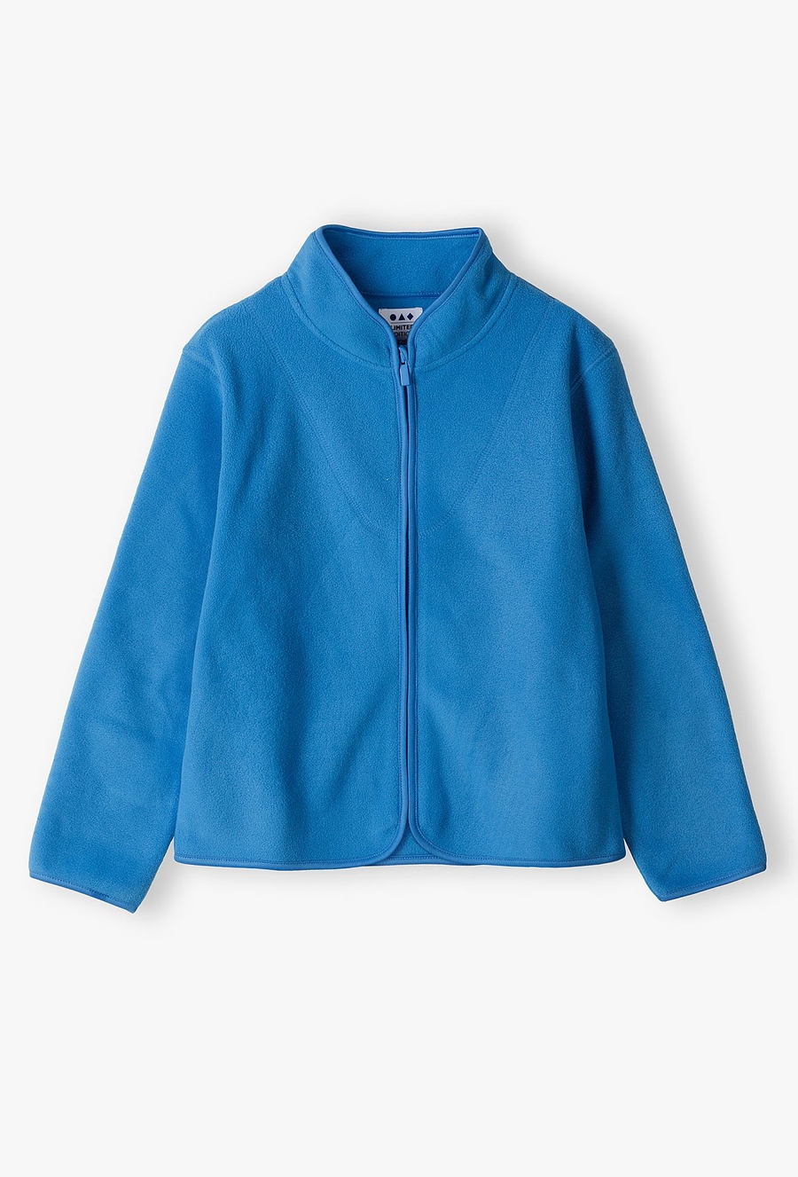 Niebieska bluza polarowa rozpinana na stójce - 510.15.