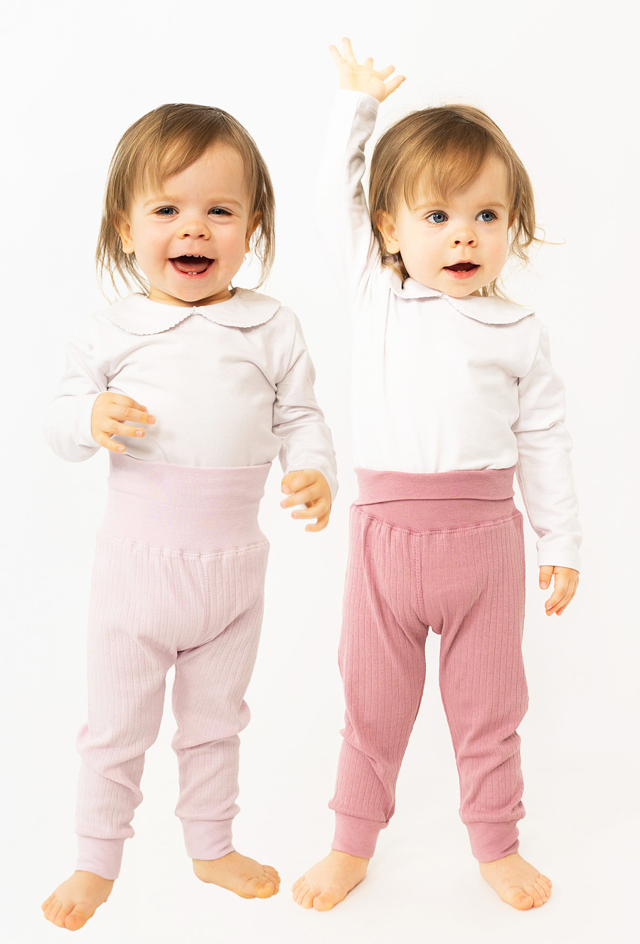 Półśpiochy z wysokim pasem 2-pak