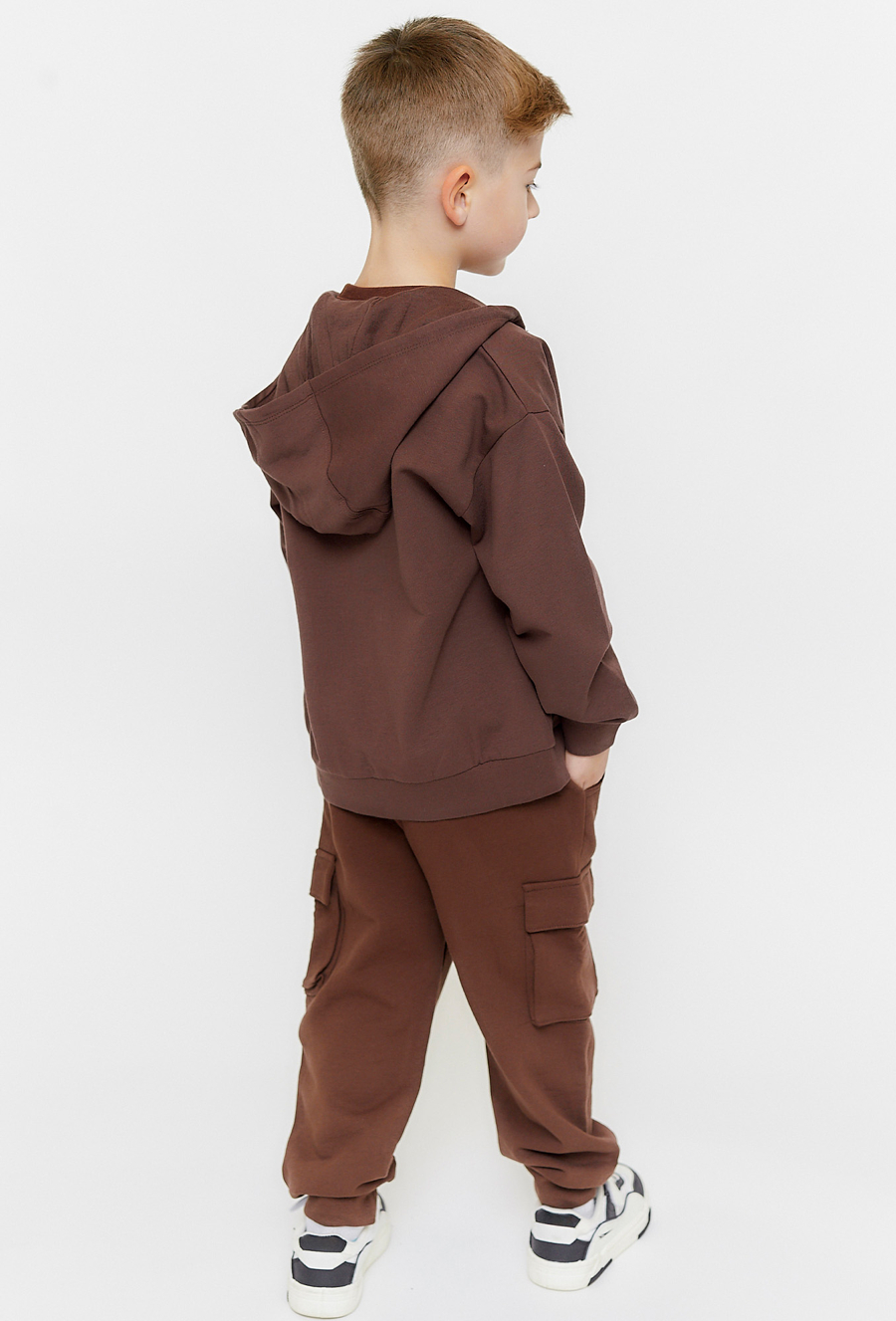 Brązowe spodnie dresowe w stylu bojówek - Limited Edition