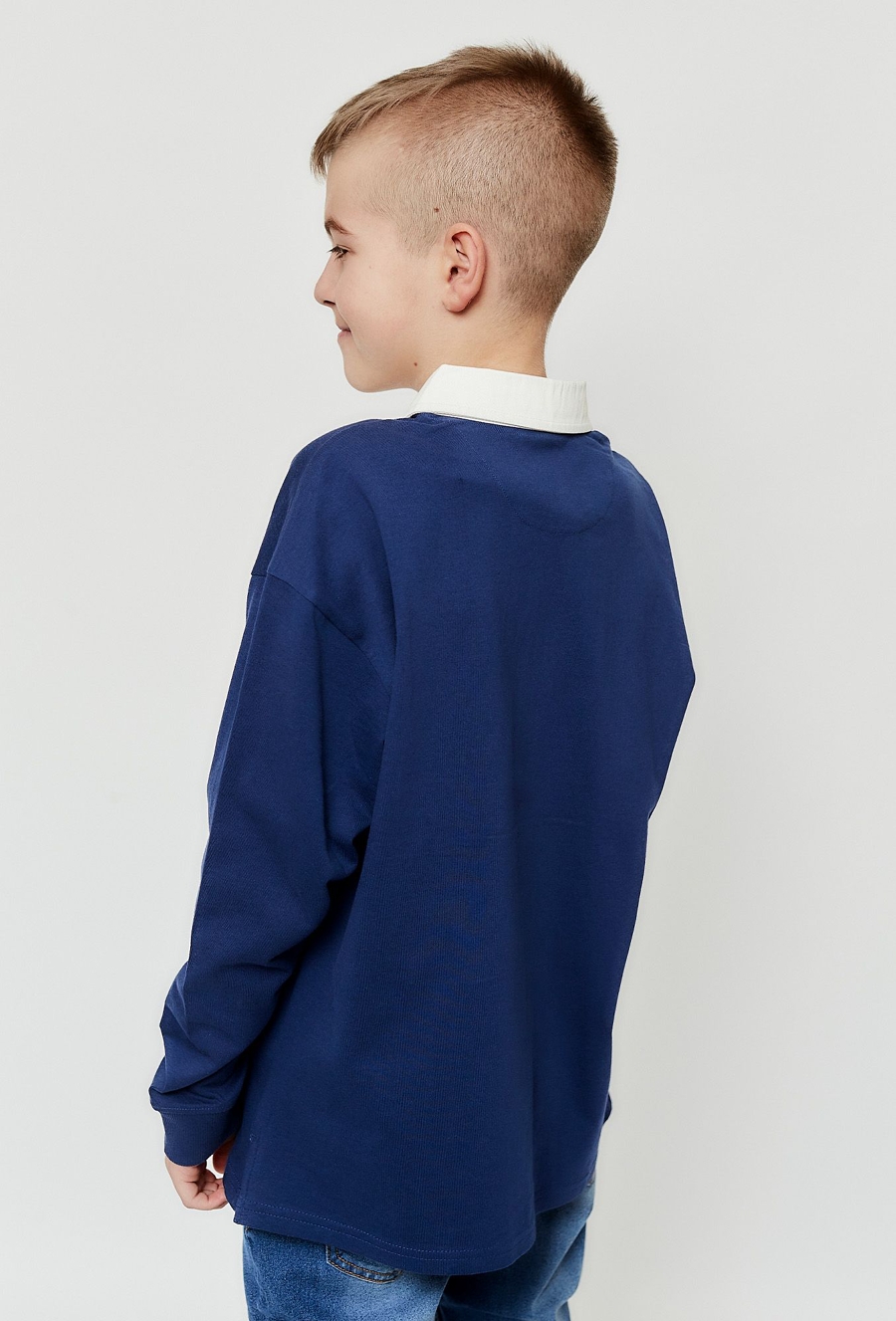 Bluza z kołnierzykiem - granatowa - Limited Edition