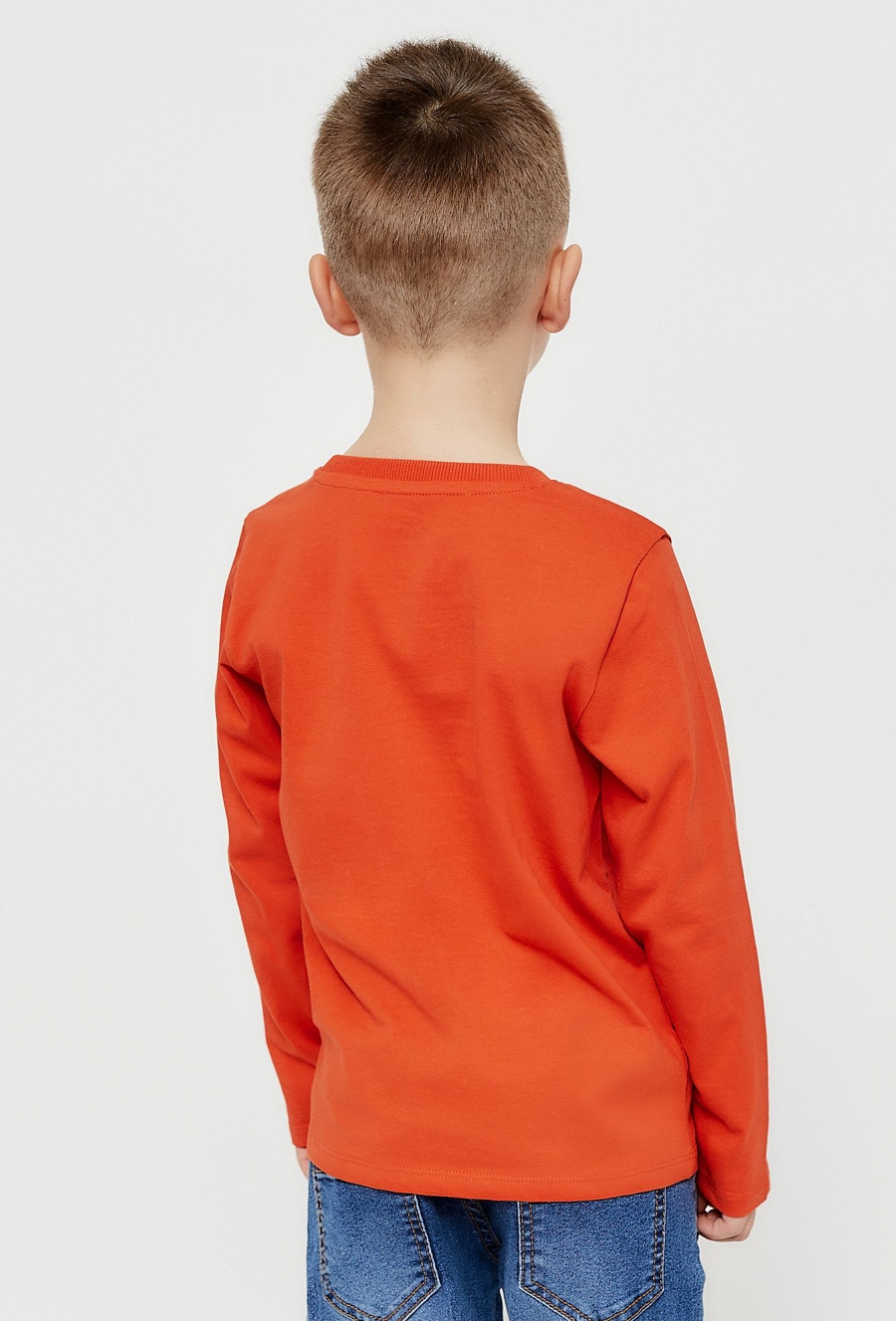 Bluzka z długim rękawem i kieszonką