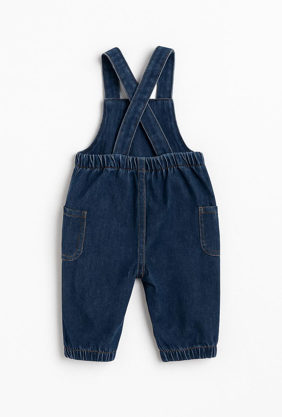 Jeansowe ogrodniczki niemowlęce