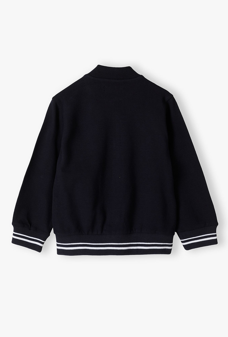 Granatowa rozpinana bluza dresowa dla chłopca