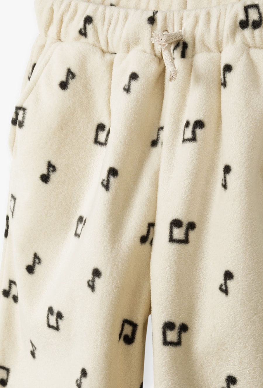 Beżowe polarowe spodnie dresowe - 5.10.15.