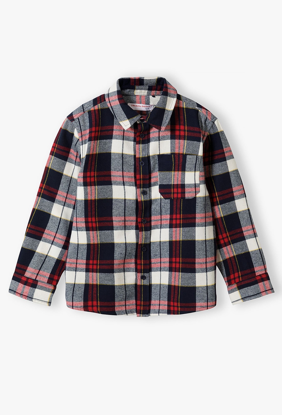 Koszula flanelowa w atę - długi rękaw - Lincoln&Sharks