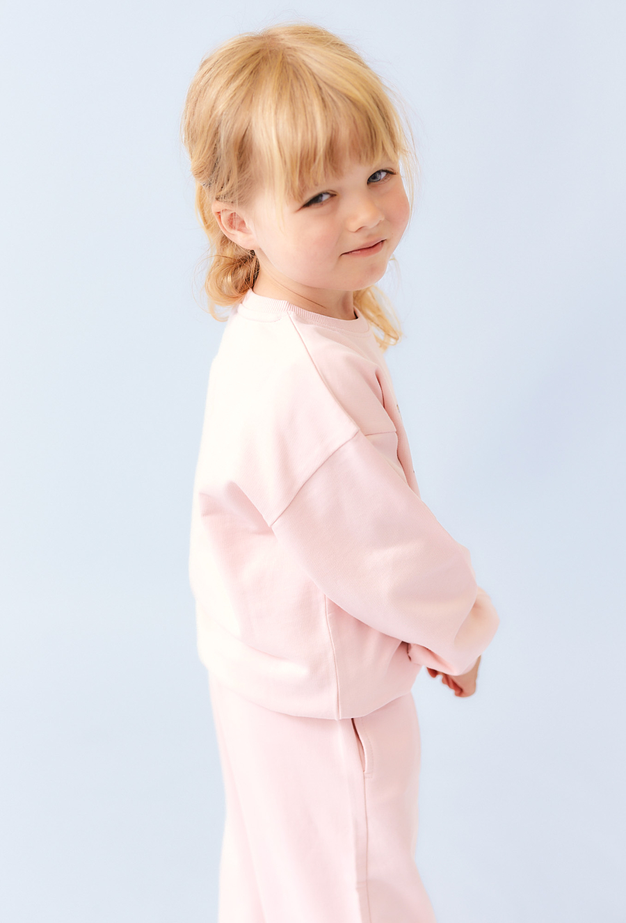 Różowa bluza dziewczęca z napisem DREAM