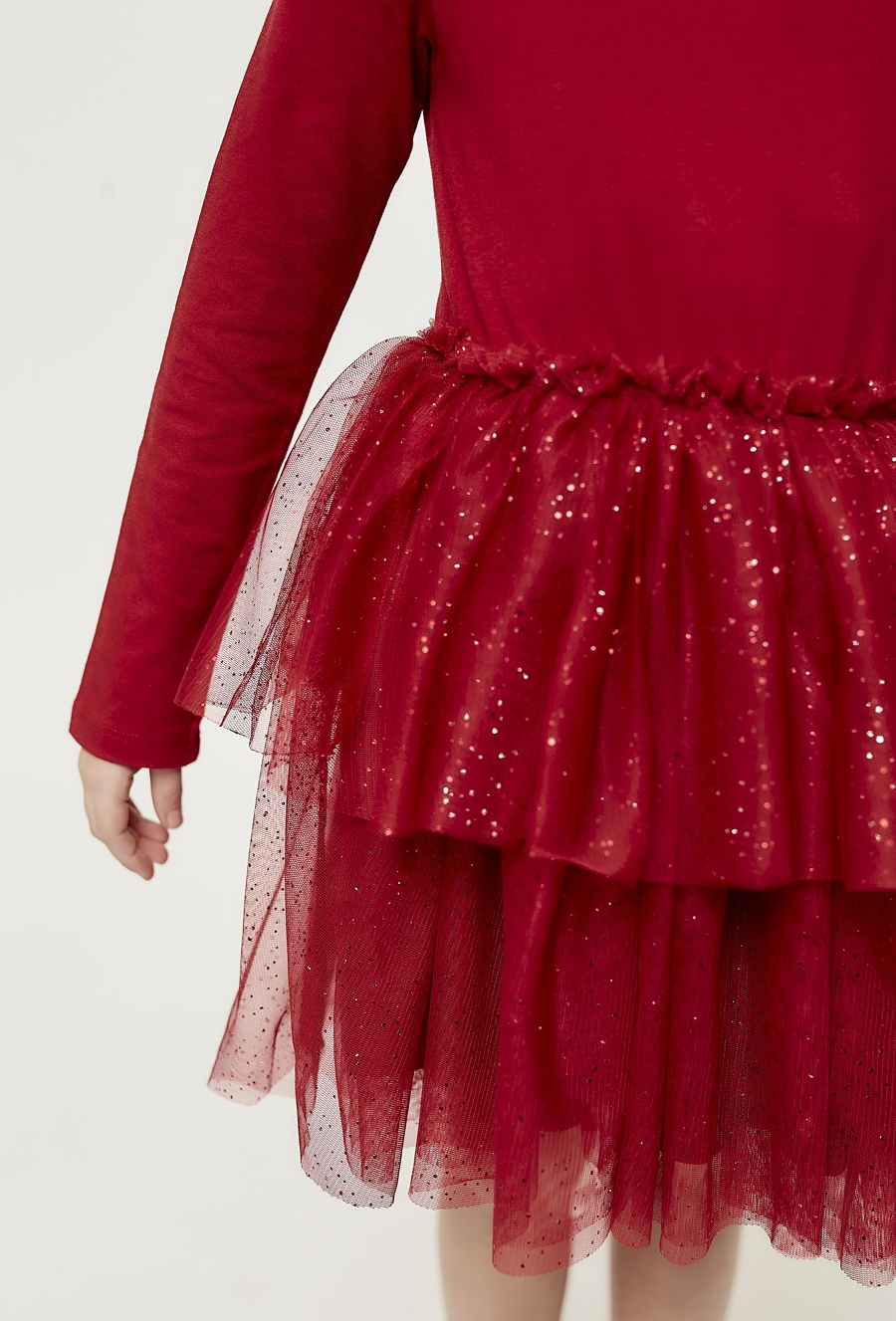 Czerwona sukienka dla dziewczynki - 510.15.