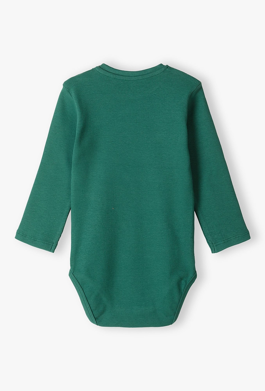 Body z długim rękawem - zielone w prążki - 510.15.