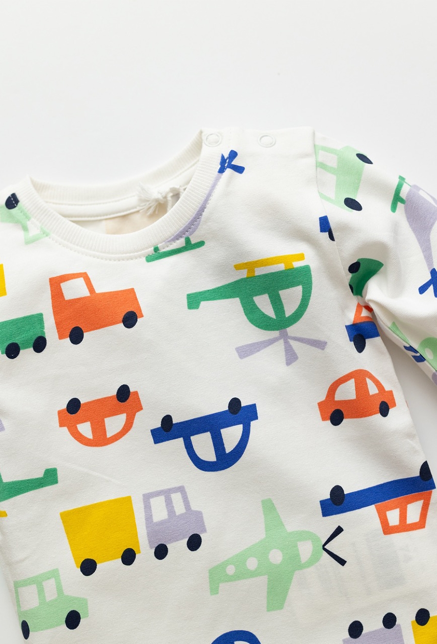 Body z długim rękawem i nadrukiem