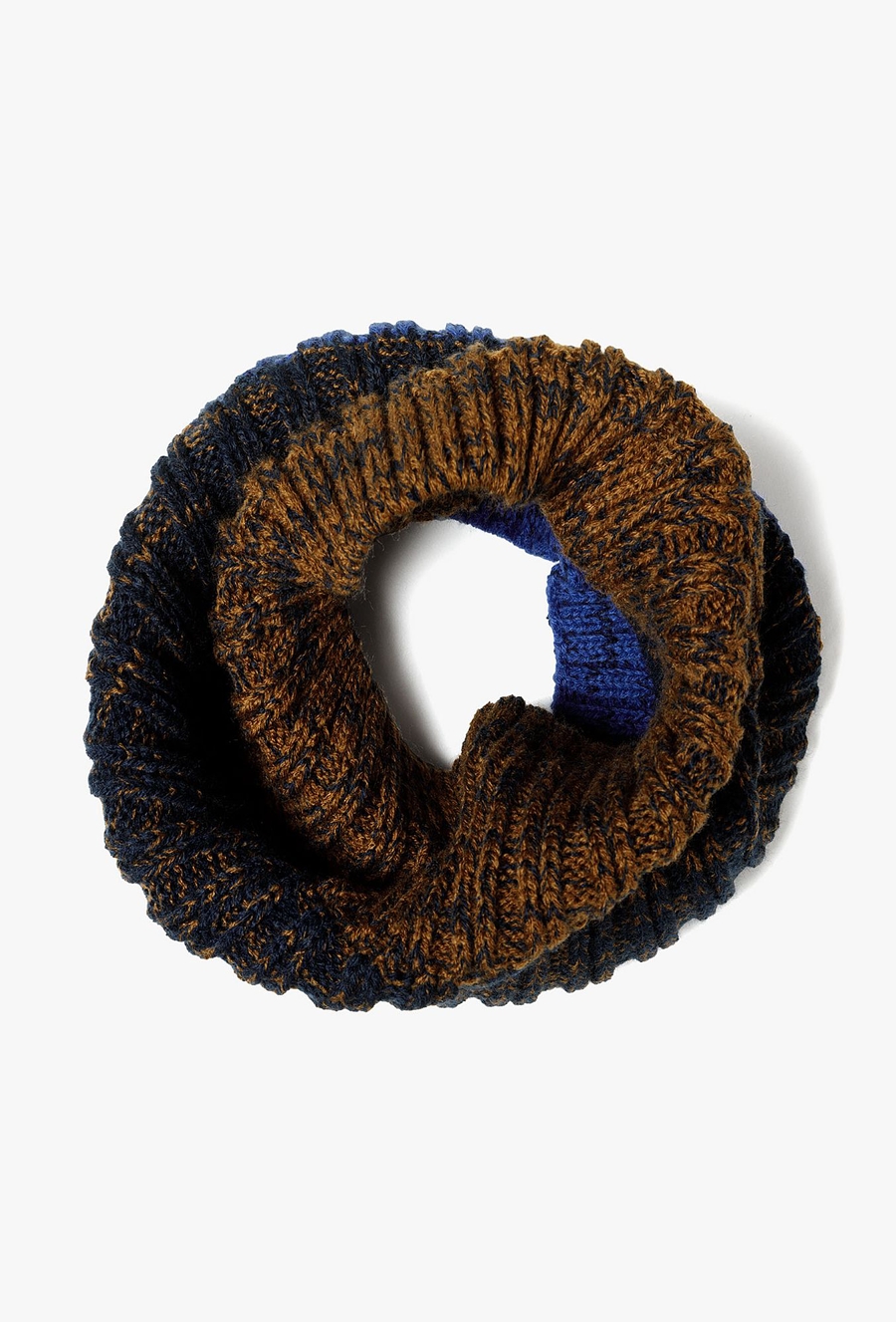 Komin chłopięcy zimowy z polarową podszewką