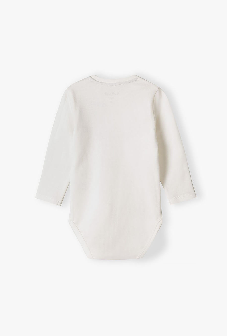 Białe bawełniane body niemowlęce - MINI MAJSTER
