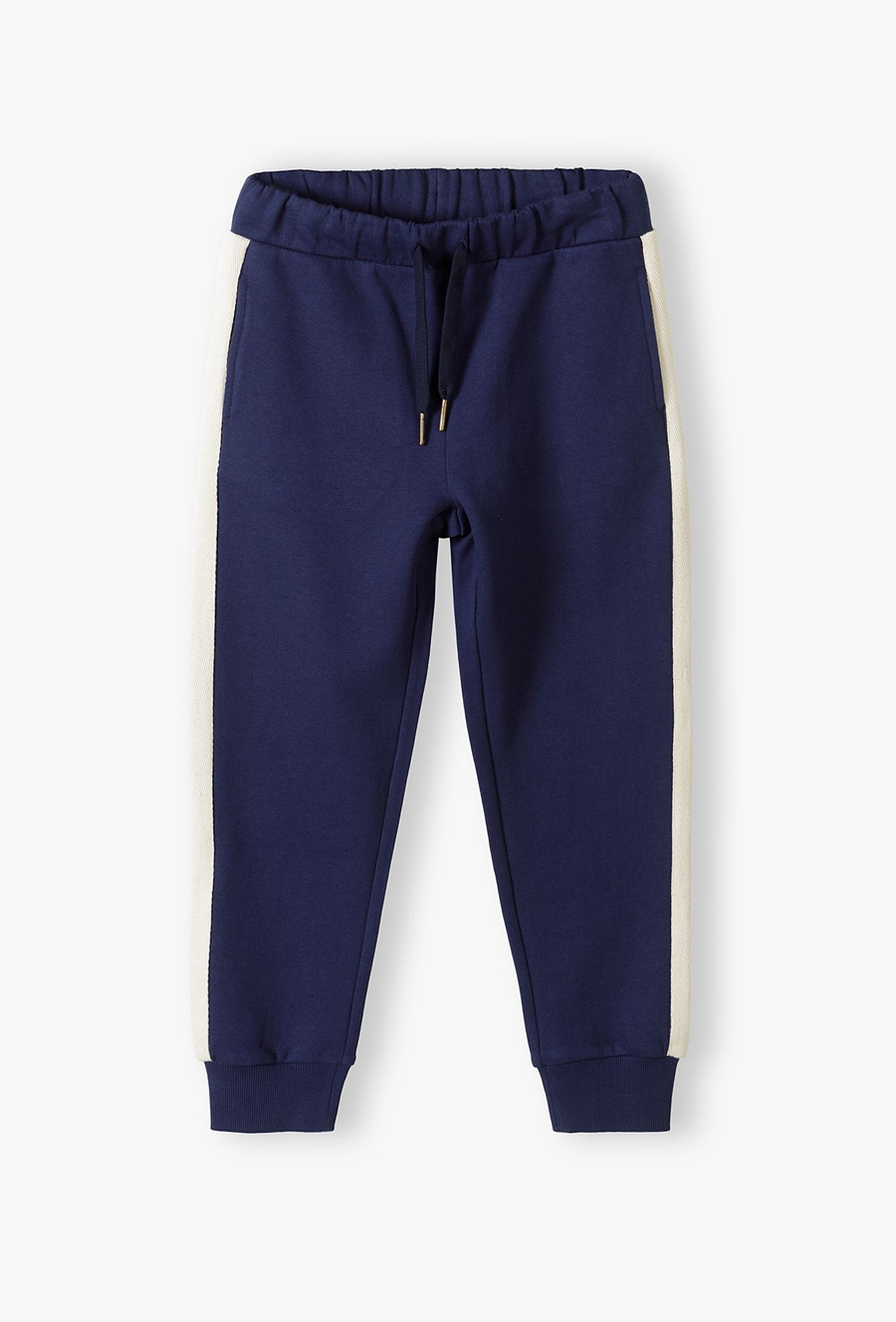 Granatowe spodnie dresowe z lampasami - Limited Edition