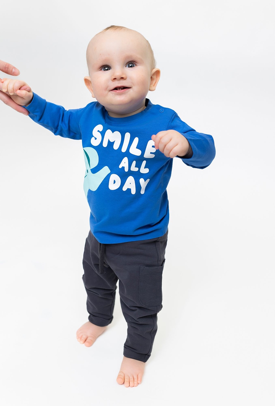 Spodnie dresowe dla niemowlaka - bojówki