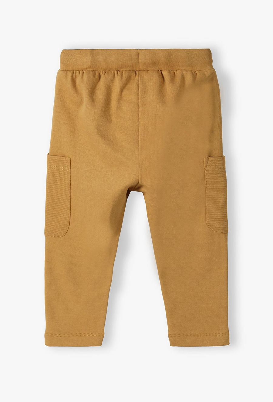 Bawełniane spodnie dresowe niemowlęce z kieszeniami