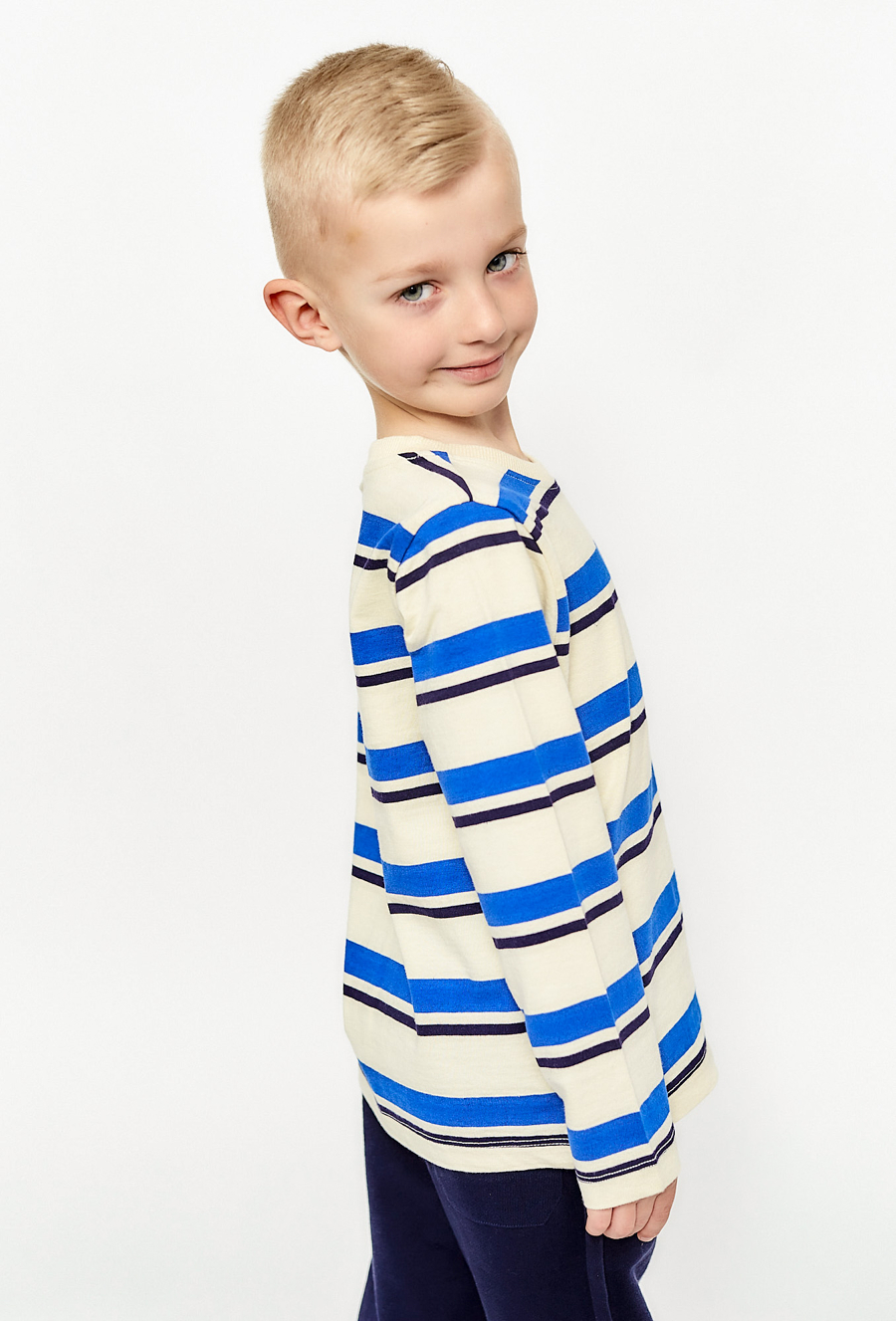 Bawełniana bluzka z długim rękawem