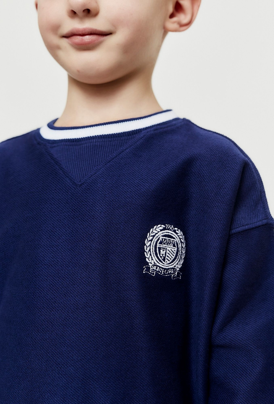 Granatowa bluza dresowa z bawełny - Limited Edition