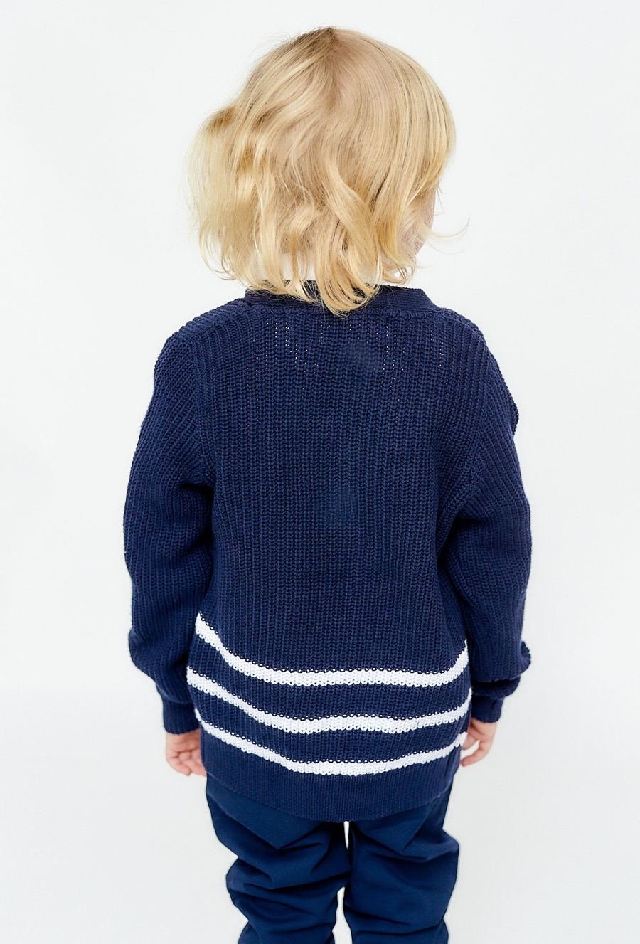 Granatowy kardigan dla chłopca