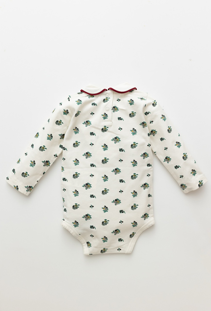 Body niemowlęce z kołnierzykiem i nadrukiem all over print