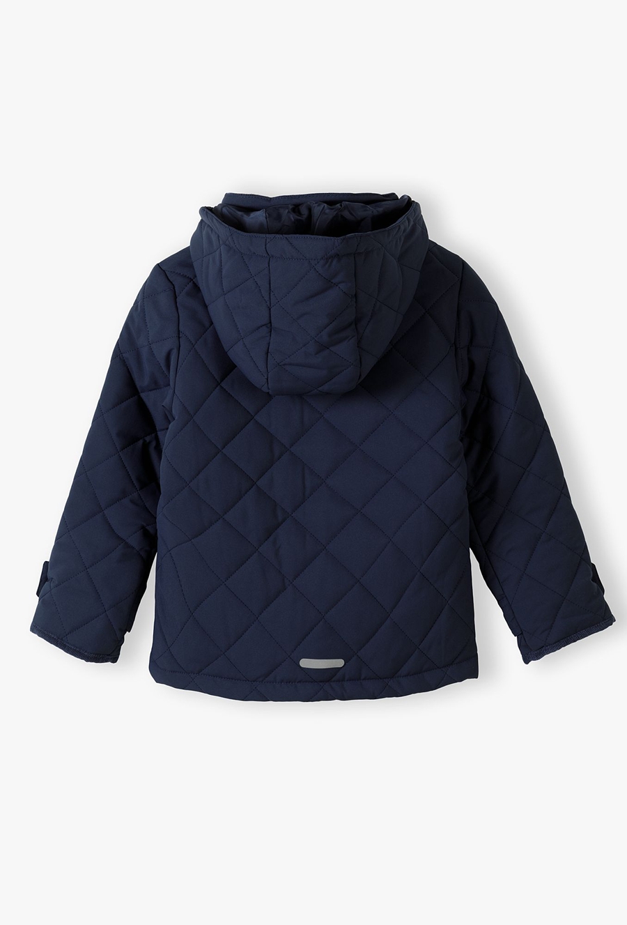Granatowa pikowana kurtka przejściowa dla chłopca - 510.15.