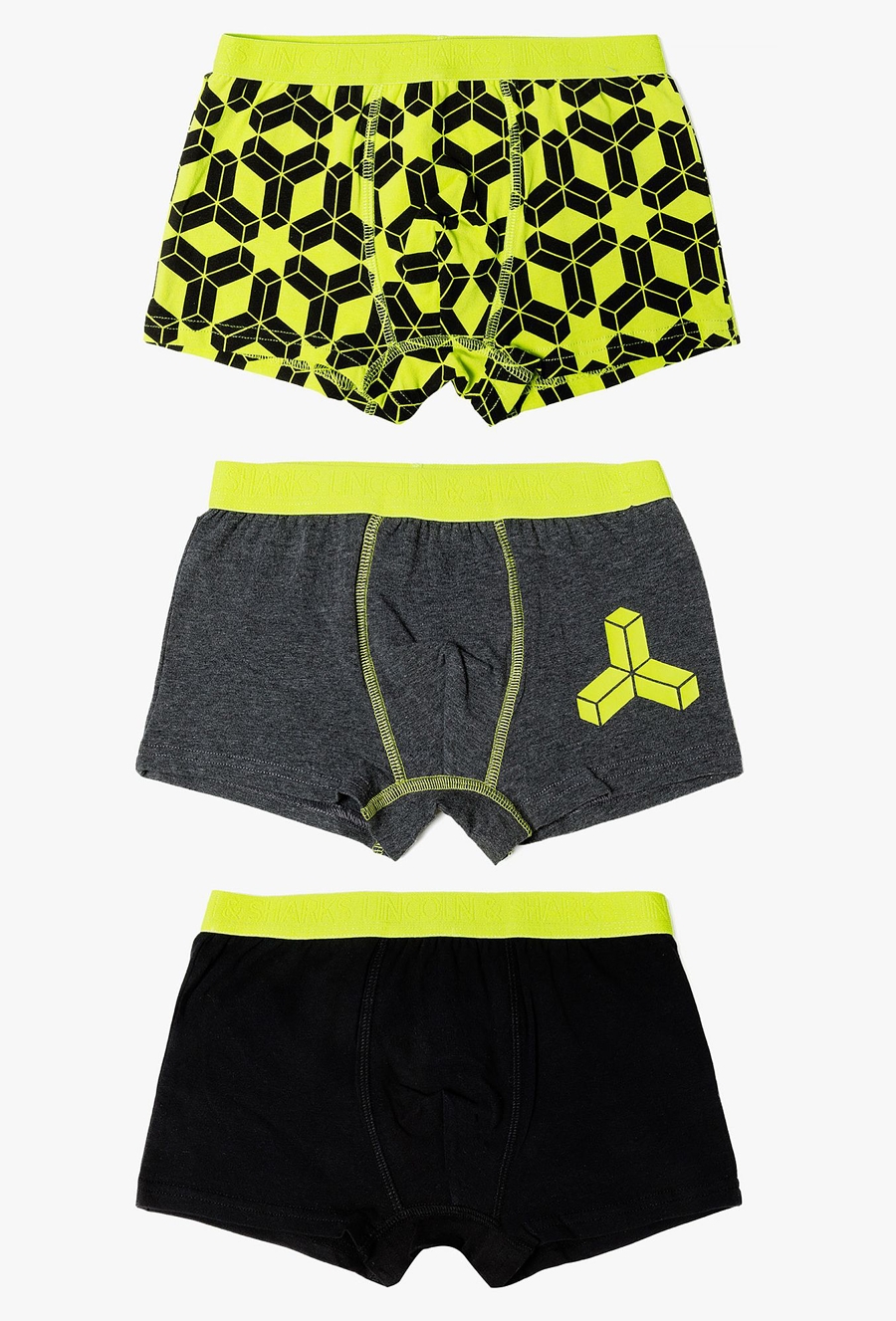 Dzianinowe bokserki dla chłopca - 3pak - 510.15.