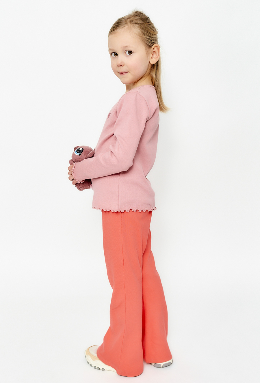 Dziewczęce spodnie flare