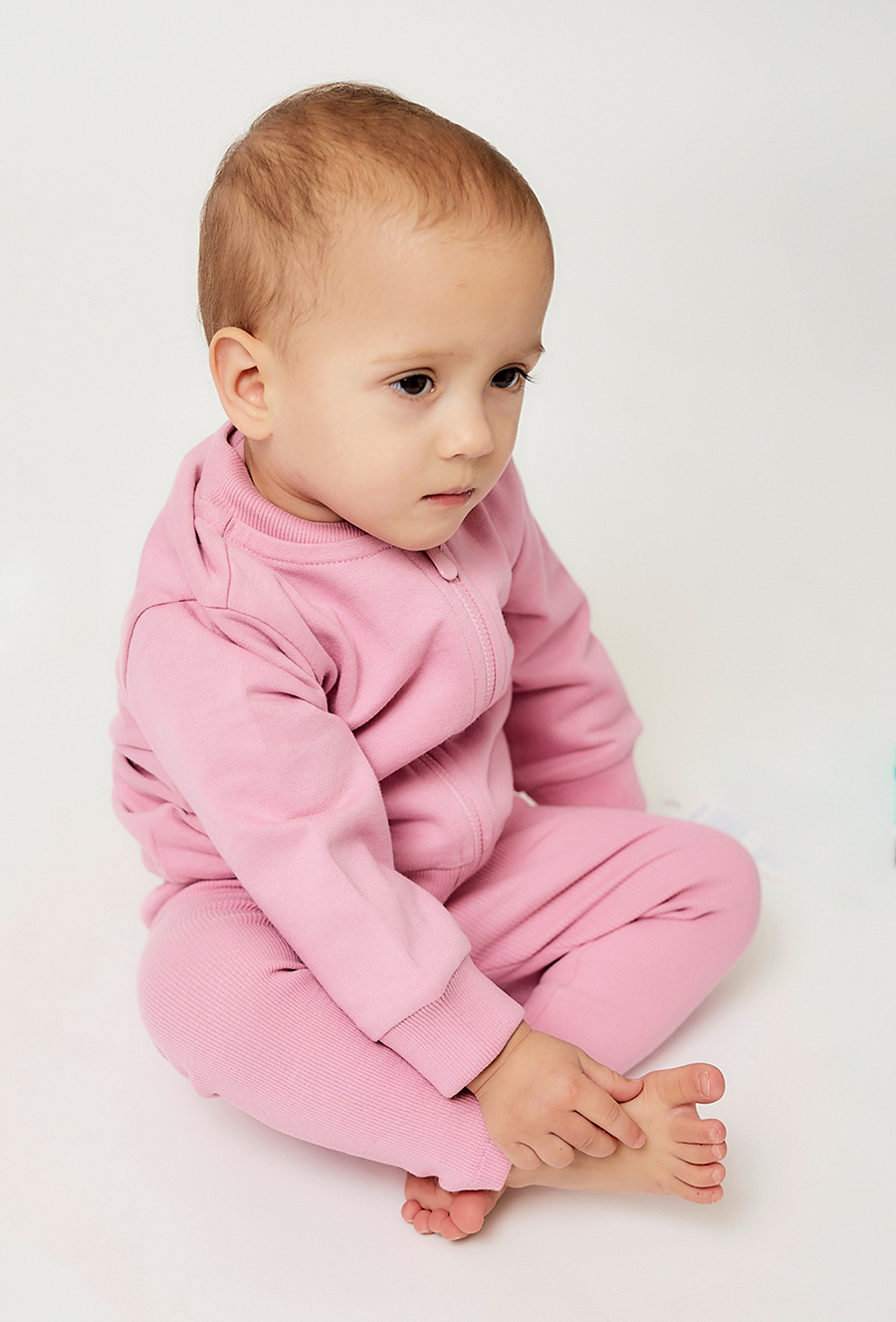Różowa rozpinana bluza dresowa dla niemowlaka - 5.10.15.