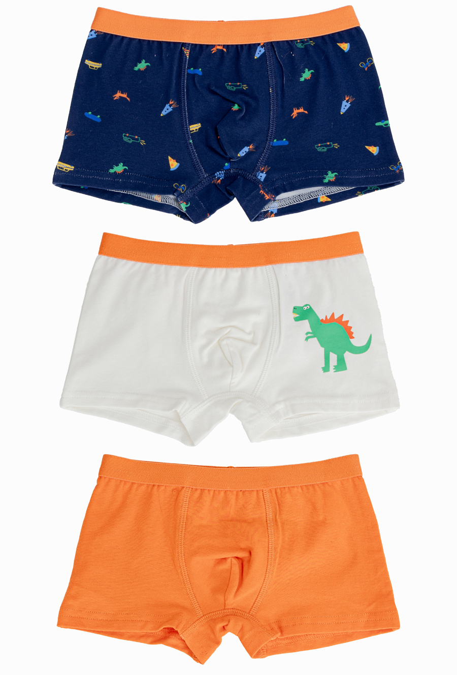 Bokserki chłopięce 3-pak – kolorowe.