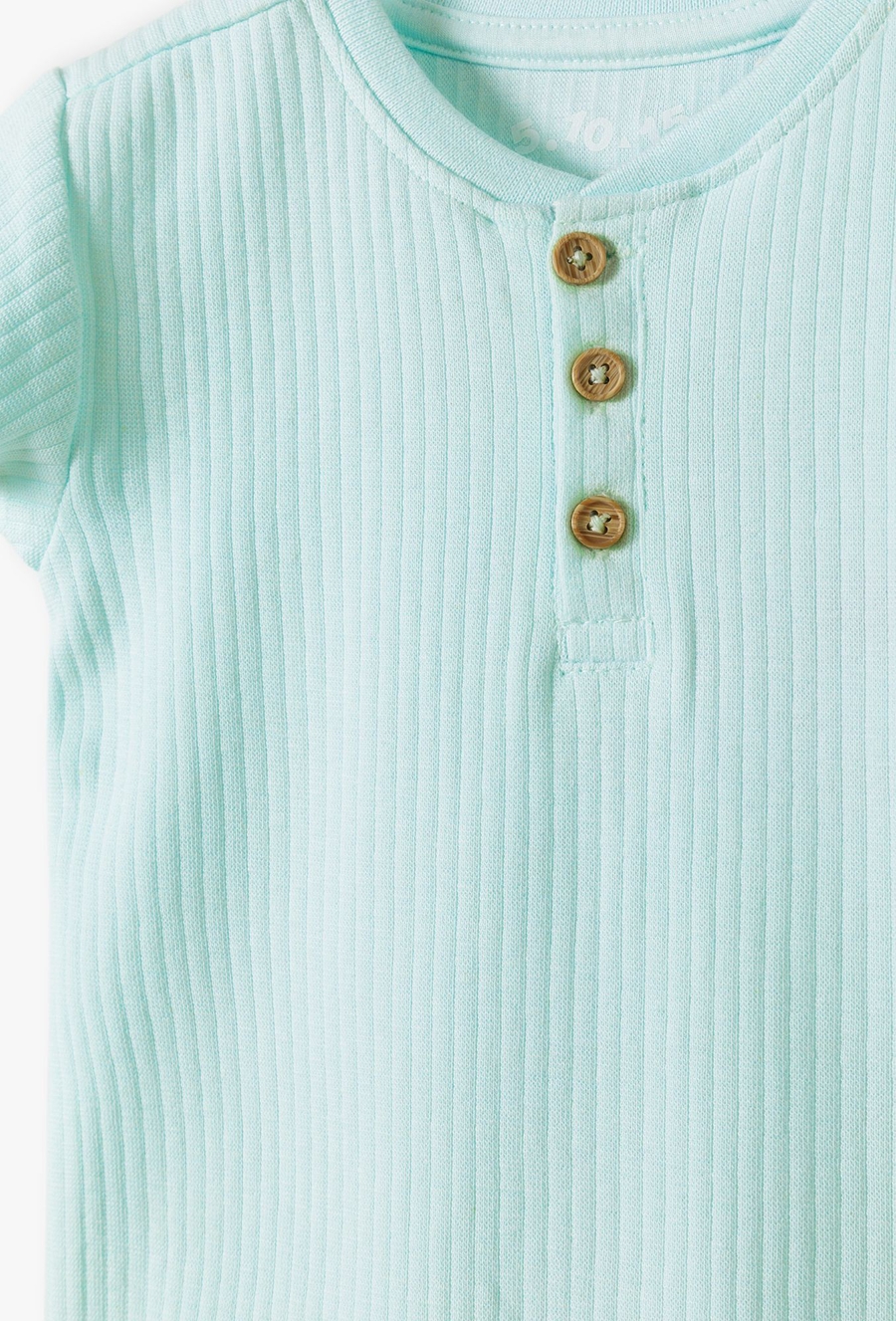 Niebieskie body w prążki - ótki rękaw - 510.15.