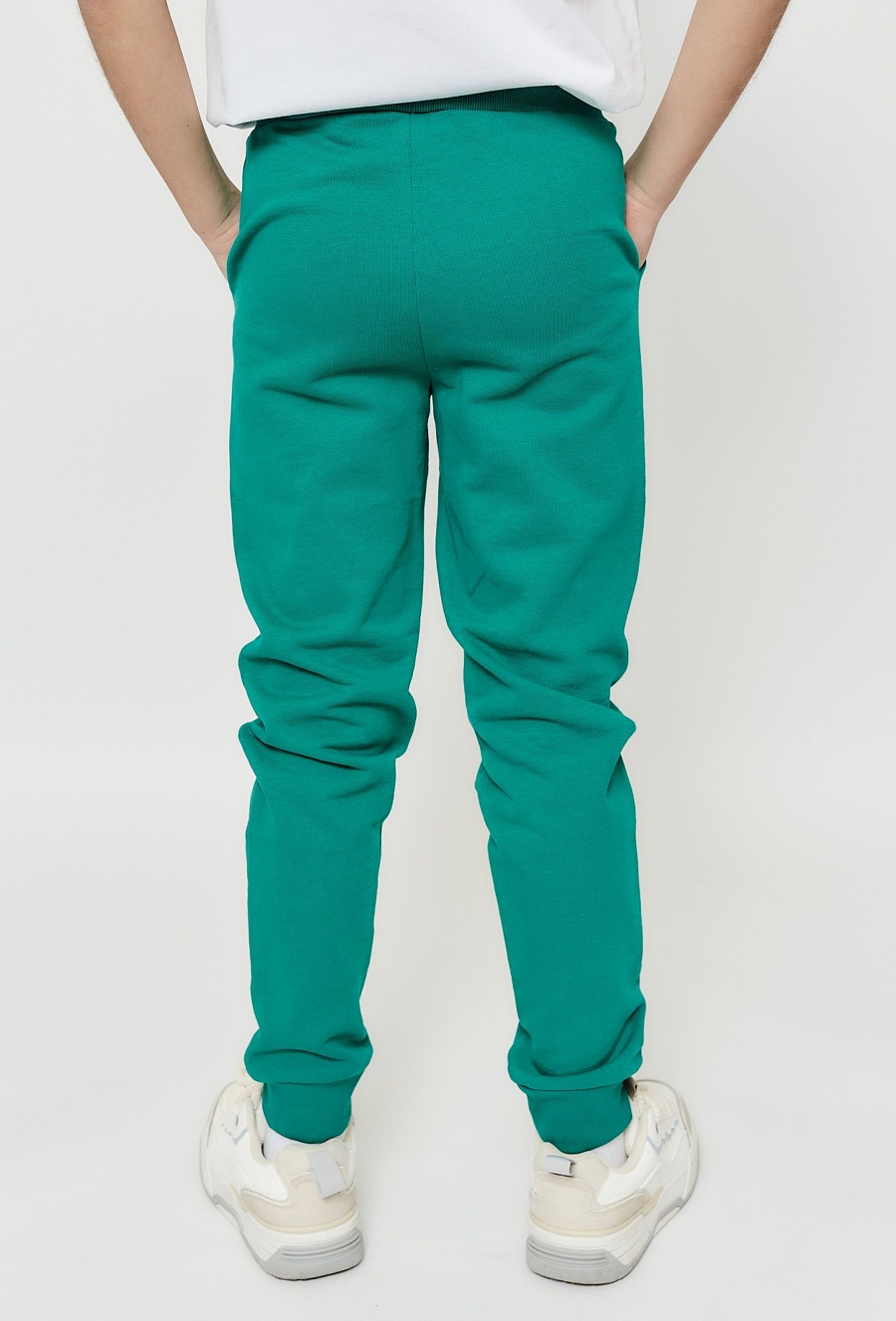 Zielone spodnie dresowe dla chłopca