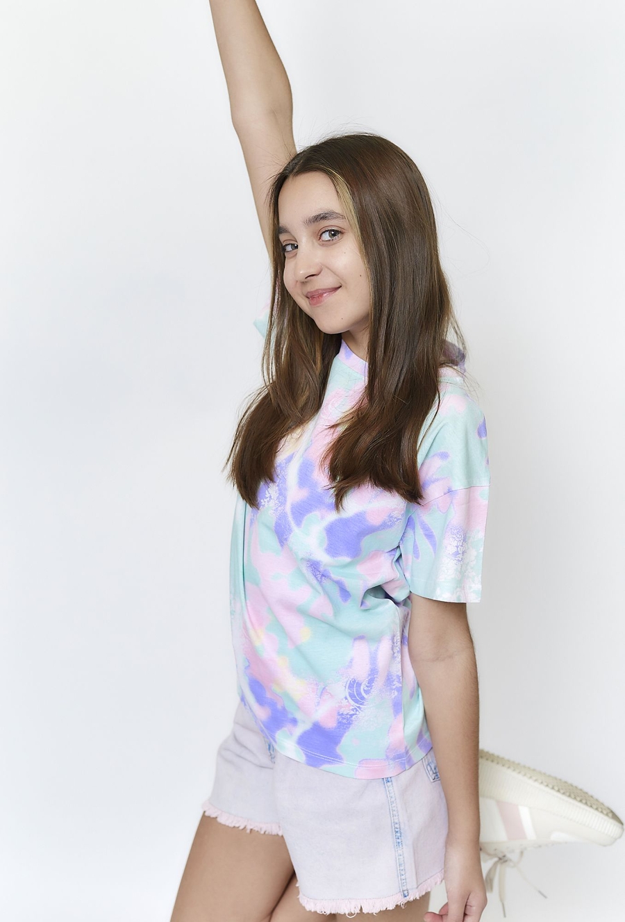 Kolorowy T-shirt dla dziewczynki