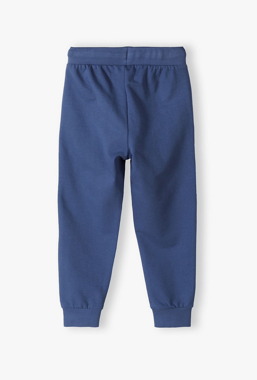Spodnie dresowe dla chłopca - niebieskie z kieszeniami