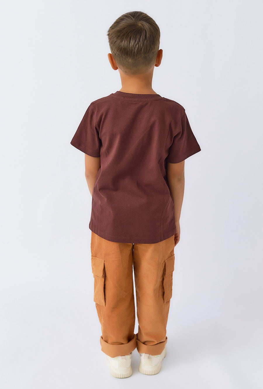 Spodnie chłopięce bojówki – sztruksowe