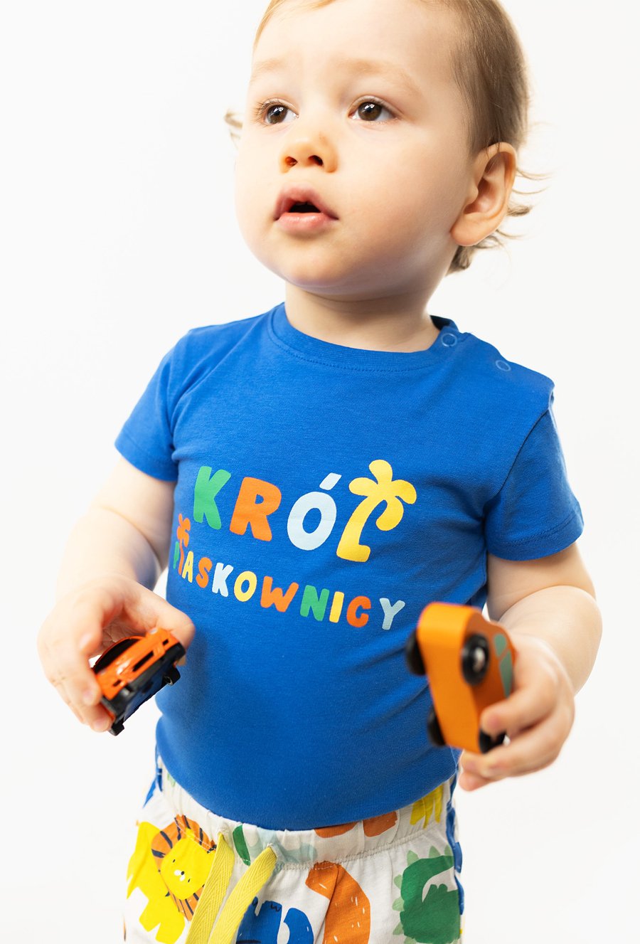 Niebieskie body z ótkim rękawem