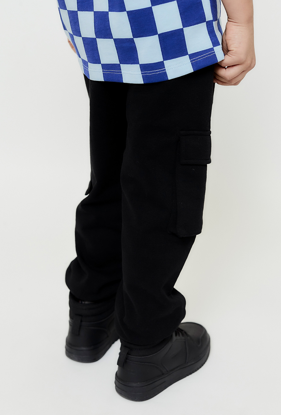 Czarne spodnie dresowe bojówki - Limited Edition