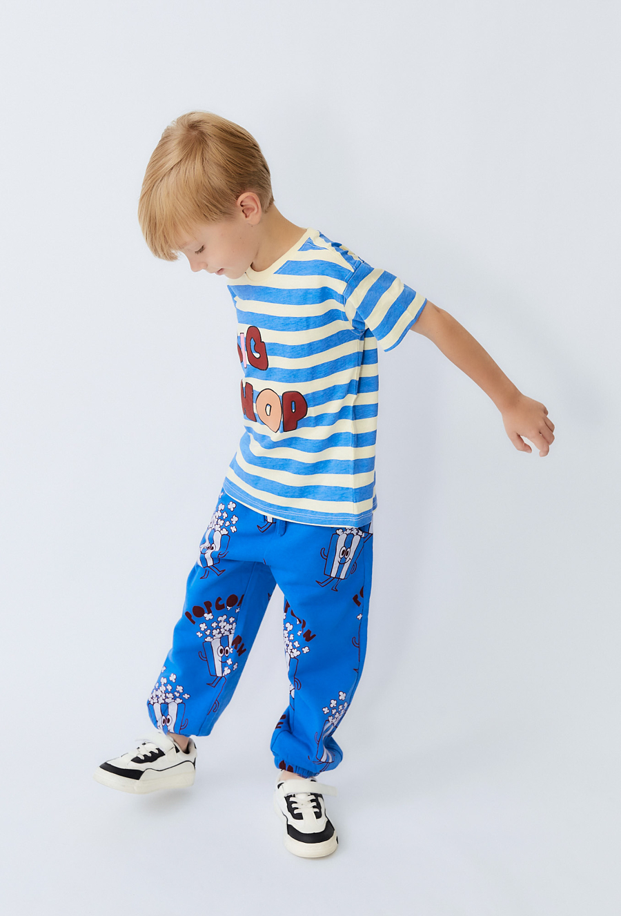 Spodnie dresowe z nadrukiem popcornu - Limited Edition