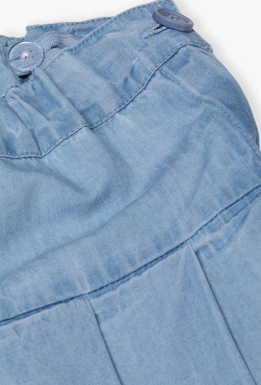 Plisowana spódniczka z miękkiego jeansu - Limited Edition