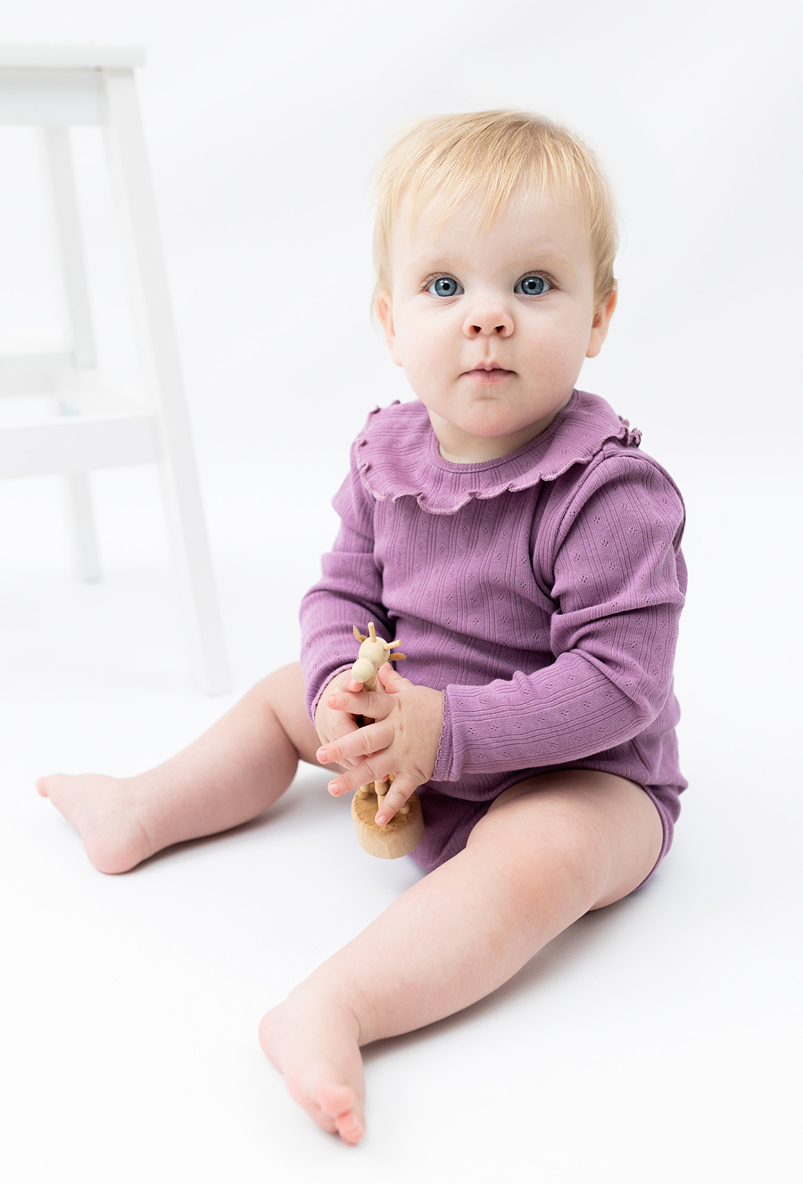 Wygodne body z długim rękawem dla dziewczynki