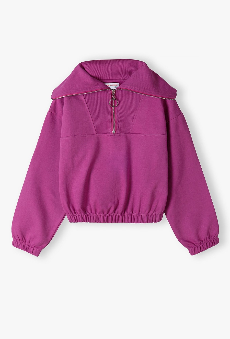 Różowa ótka bluza dziewczęca