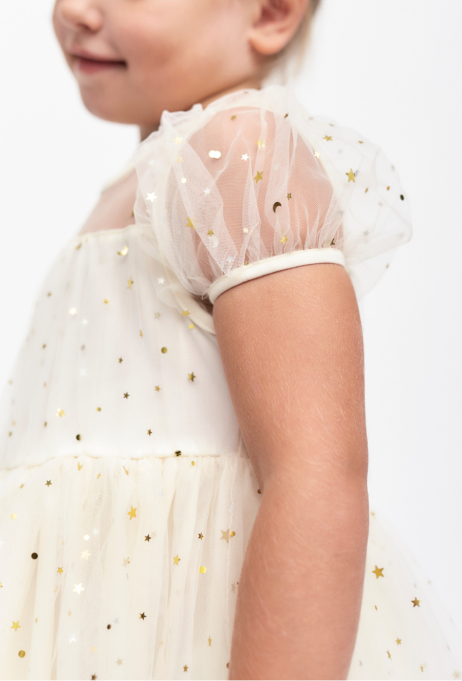 Sukienka z ótkim rękawem dla dziewczynki - 510.15.